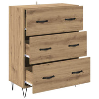 Credenza con cassetto Rovere artigianale 69,5 x 34 x 90 cm 881496