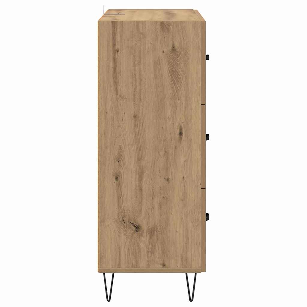 Credenza con cassetto Rovere artigianale 69,5 x 34 x 90 cm 881496