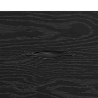 Credenza con cassetto Rovere Nero 69,5 x 34 x 90 cm 881497