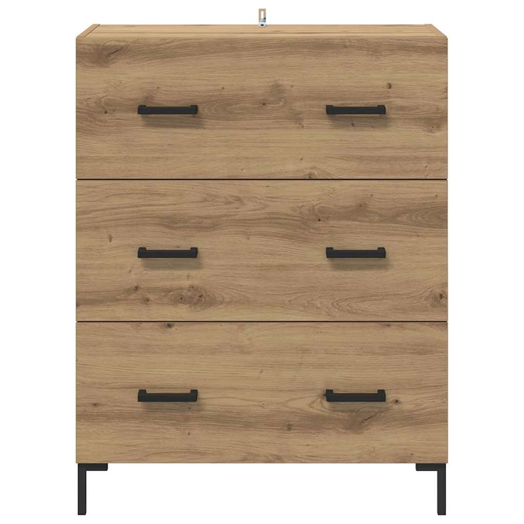Credenza con cassetto Rovere artigianale 69,5 x 34 x 90 cm 881505