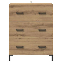 Credenza con cassetto Rovere artigianale 69,5 x 34 x 90 cm 881505