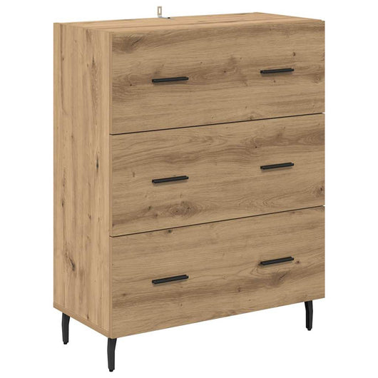 Credenza con cassetto Rovere artigianale 69,5 x 34 x 90 cm 881514