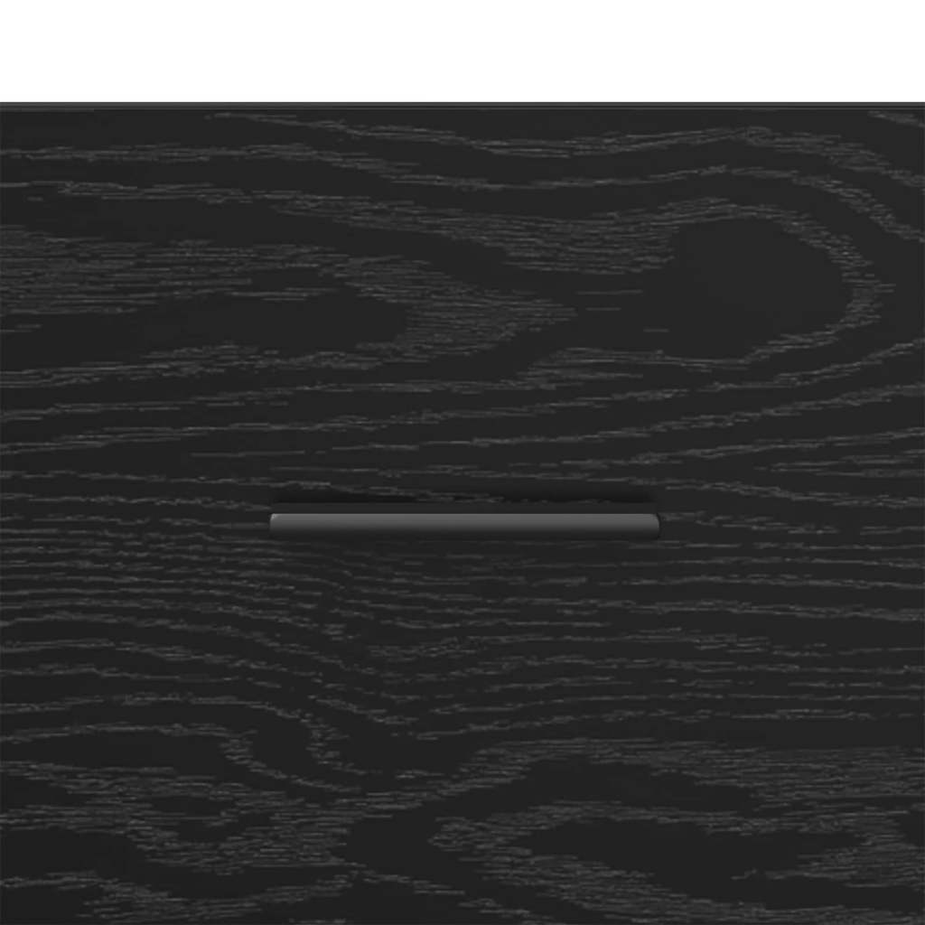 Credenza con Cassetto-Buffet-Armadio da cucina Rovere Nero 69,5 x 34 x 90 cm 101994