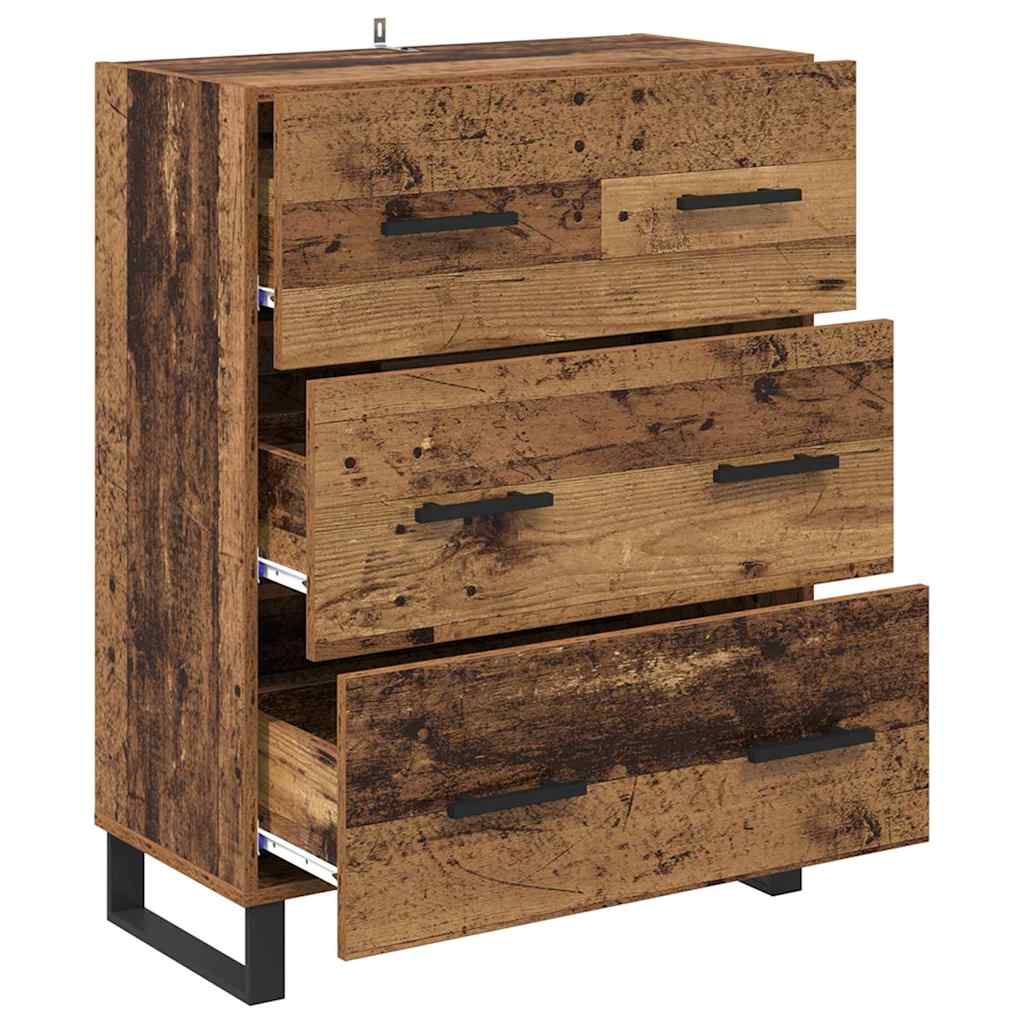 Credenza con cassetto Legno vecchio 69,5 x 34 x 90 cm 881522