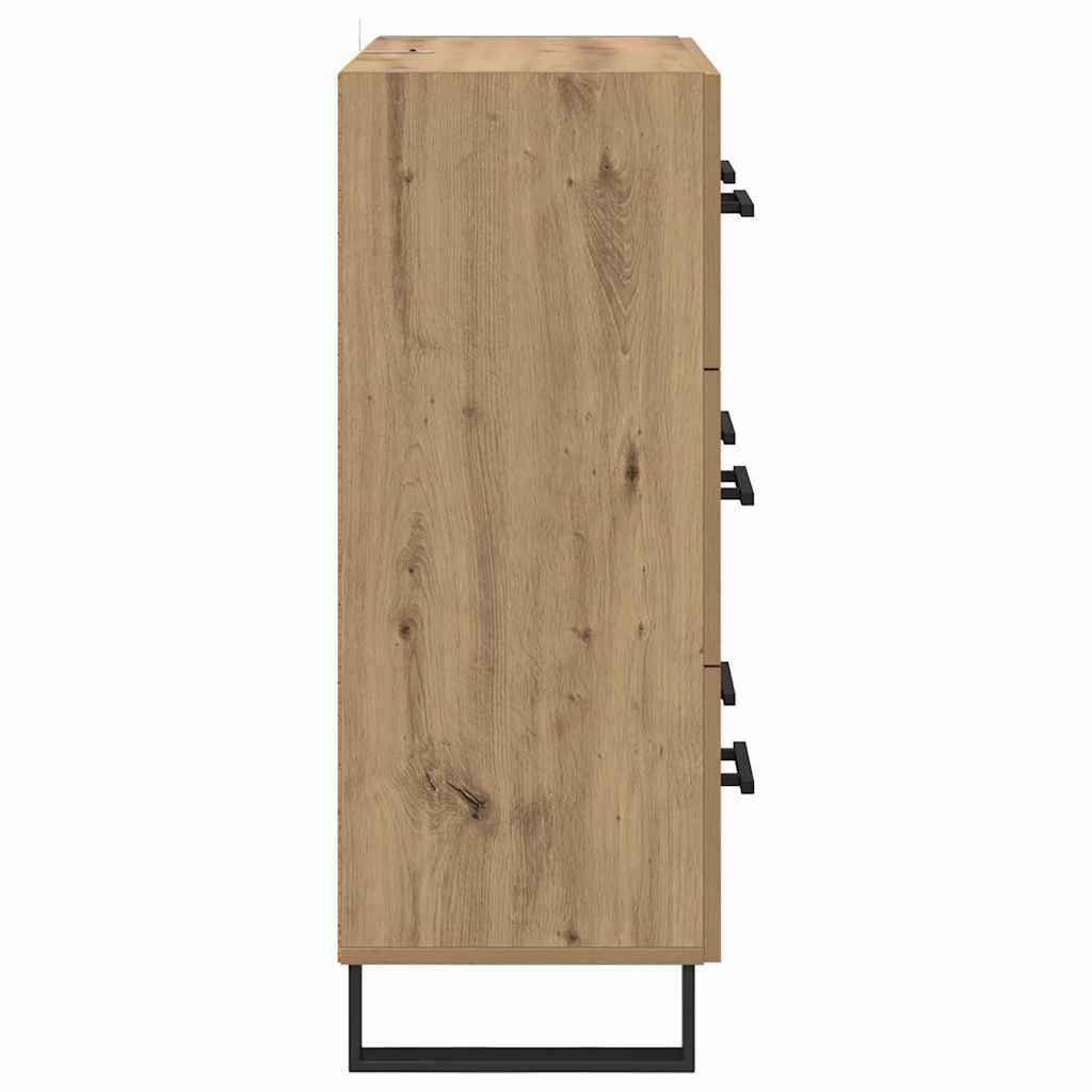 Credenza con cassetto Rovere artigianale 69,5 x 34 x 90 cm 881523