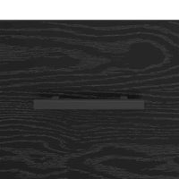 Credenza con cassetto Rovere Nero 69,5 x 34 x 90 cm 881524