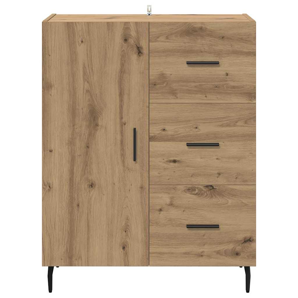 Credenza con cassetto Rovere artigianale 69,5 x 34 x 90 cm 881532
