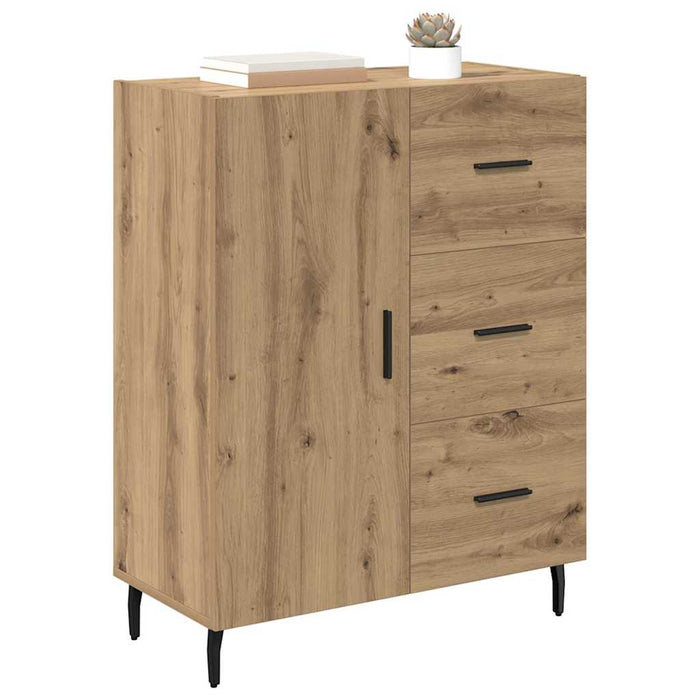 Credenza con cassetto Rovere artigianale 69,5 x 34 x 90 cm 881532