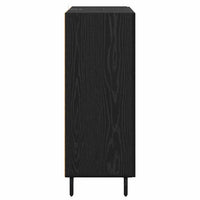 Credenza con cassetto Rovere Nero 69,5 x 34 x 90 cm 881533