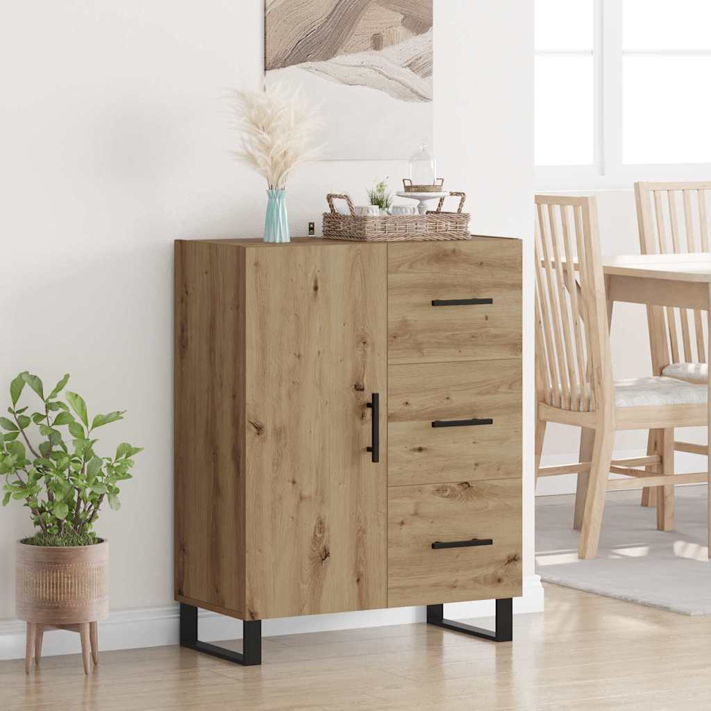 Credenza con cassetto Rovere artigianale 69,5 x 34 x 90 cm 881541