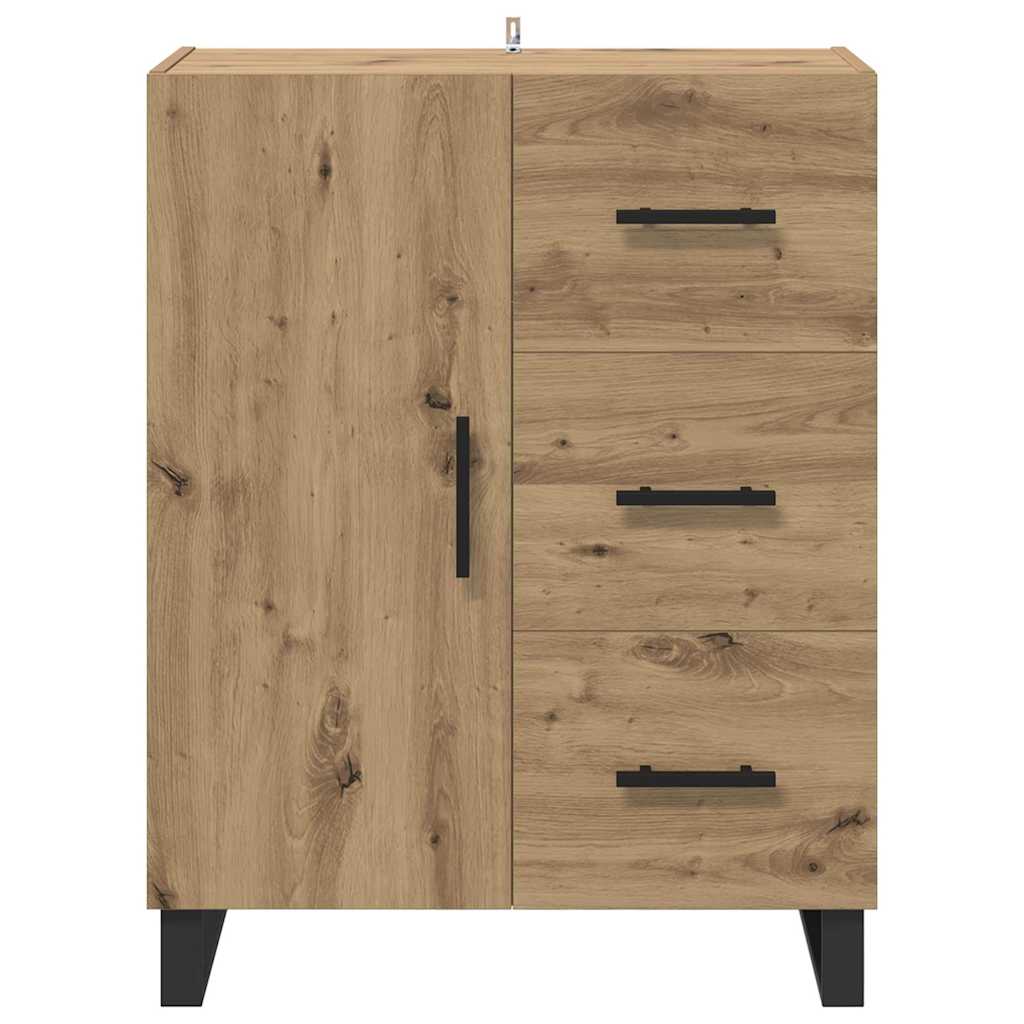 Credenza con cassetto Rovere artigianale 69,5 x 34 x 90 cm 881541