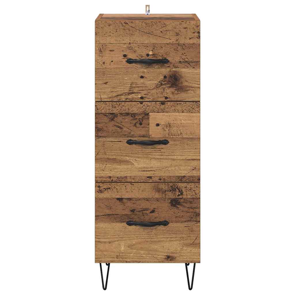 Credenza Legno vecchio 34 x 34.5 x 90 cm Legno multistrato 881549