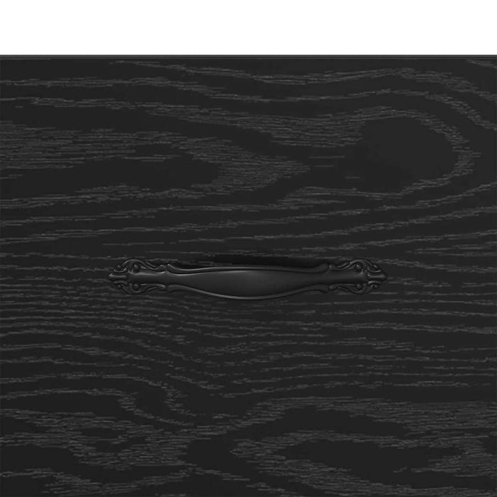 Credenza Rovere nero 34 x 34.5 x 90 cm Legno multistrato 881551