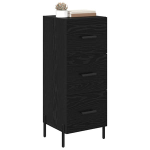 Credenza Rovere nero 34 x 34,5 x 90 cm Legno multistrato 881569