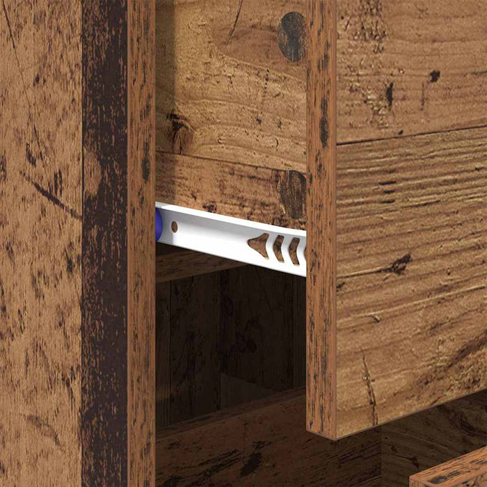 Credenza Legno vecchio 34 x 34,5 x 90 cm Legno multistrato 881576