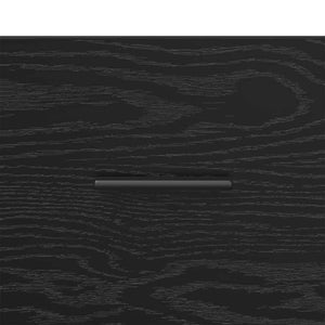 Credenza Rovere nero 34 x 34,5 x 90 cm Legno multistrato 881578