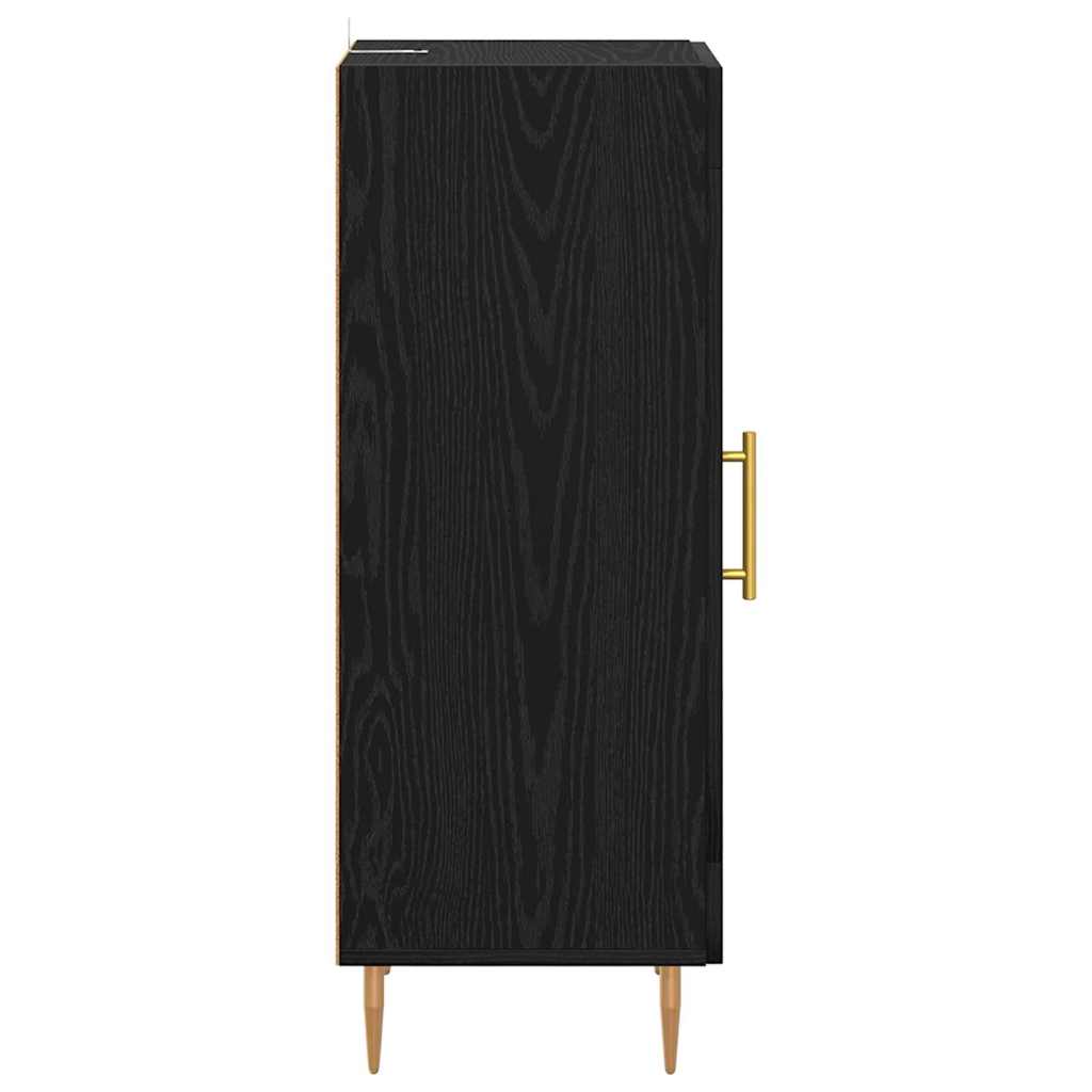 Credenza Rovere nero 34 x 34,5 x 90 cm Legno multistrato 881590