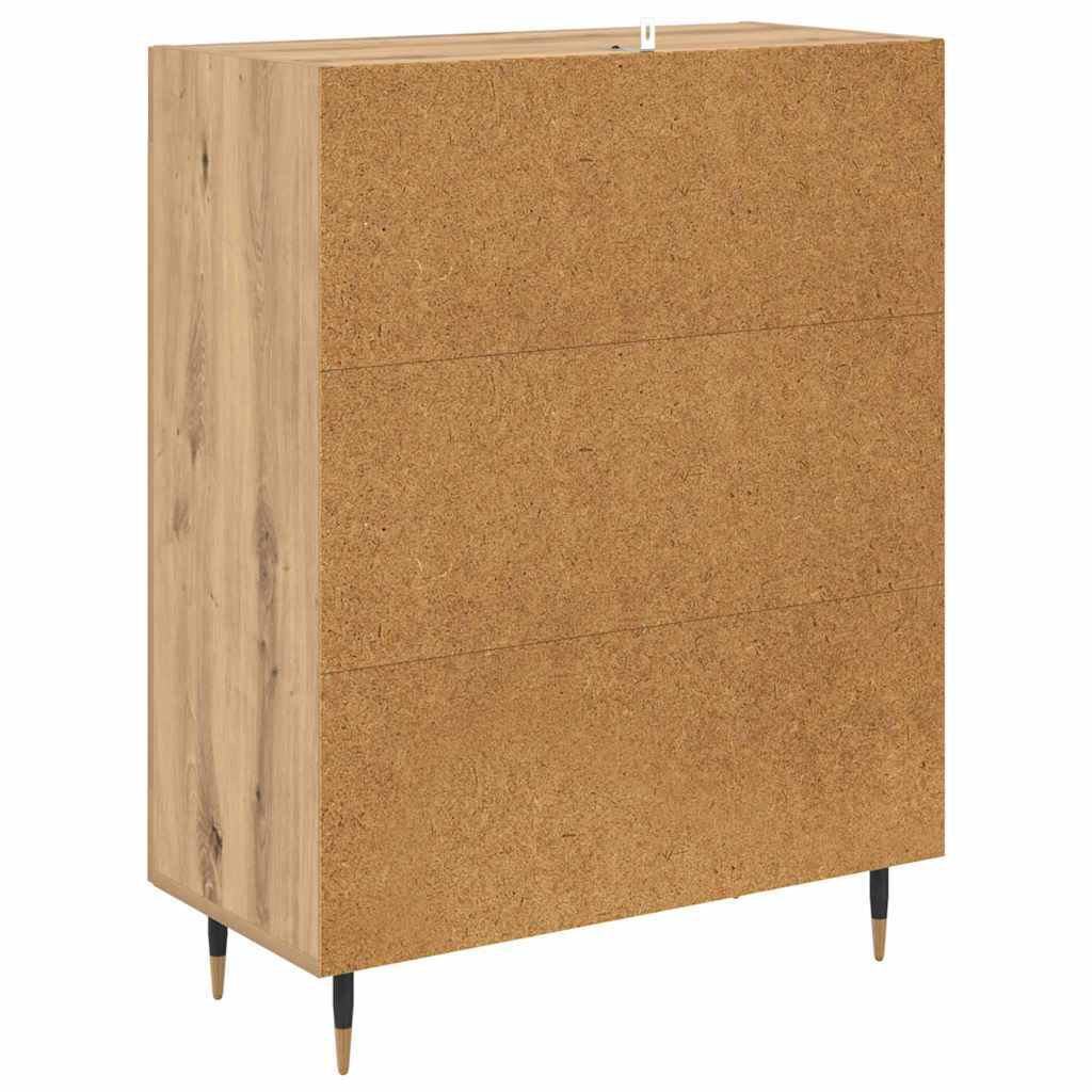 Credenza Rovere artigianale 69,5 x 34 x 90 cm Legno multistrato 881592