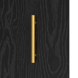 Credenza Rovere Nero 69,5 x 34 x 90 cm 881596