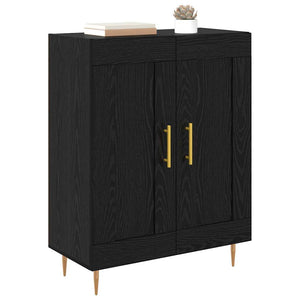 Credenza Rovere Nero 69,5 x 34 x 90 cm 881596