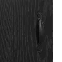 Credenza Rovere Nero 69,5 x 34 x 90 cm 881599