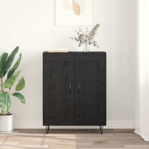 Credenza Rovere Nero 69,5 x 34 x 90 cm 881599