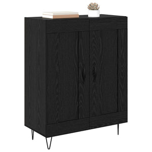 Credenza Rovere Nero 69,5 x 34 x 90 cm 881599