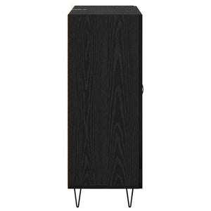 Credenza Rovere Nero 69,5 x 34 x 90 cm 881599