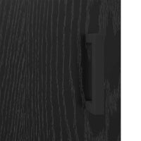 Credenza Rovere Nero 69,5 x 34 x 90 cm 881602