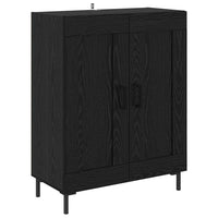 Credenza Rovere Nero 69,5 x 34 x 90 cm 881602