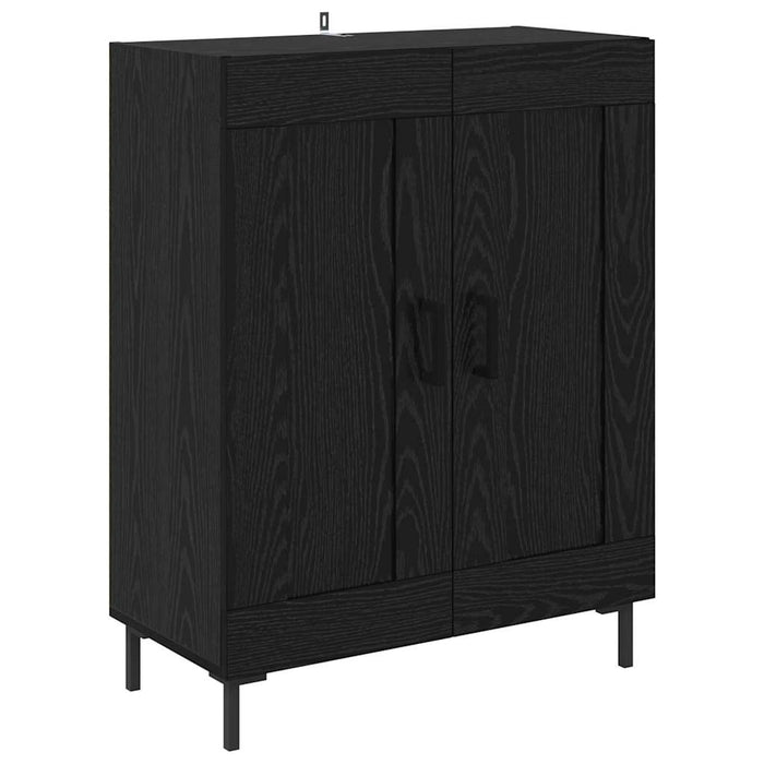 Credenza Rovere Nero 69,5 x 34 x 90 cm 881602