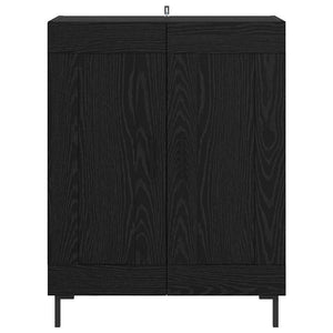 Credenza Rovere Nero 69,5 x 34 x 90 cm 881602