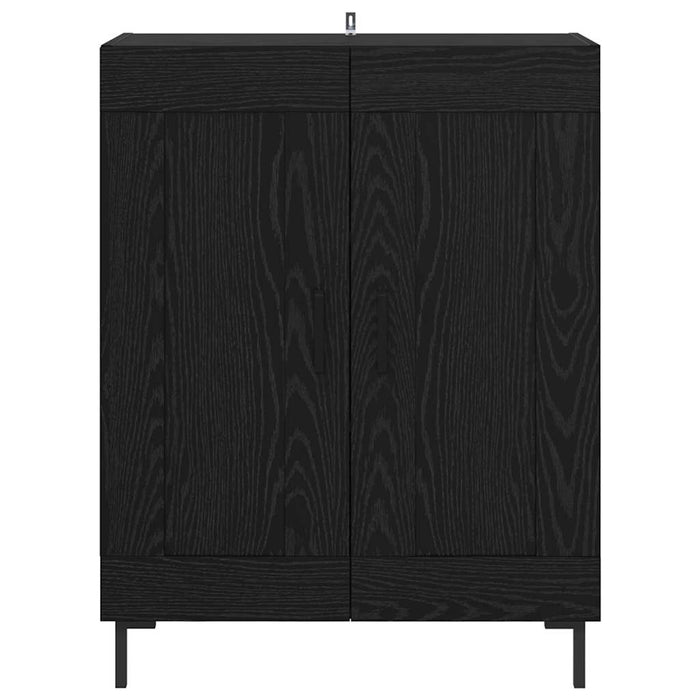Credenza Rovere Nero 69,5 x 34 x 90 cm 881602