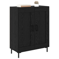 Credenza Rovere Nero 69,5 x 34 x 90 cm 881602