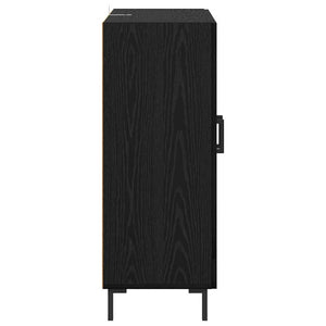 Credenza Rovere Nero 69,5 x 34 x 90 cm 881602