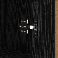 Credenza Rovere Nero 69,5 x 34 x 90 cm 881605