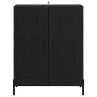 Credenza Rovere Nero 69,5 x 34 x 90 cm 881605