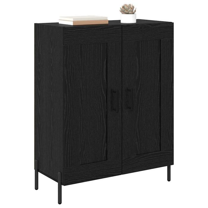 Credenza Rovere Nero 69,5 x 34 x 90 cm 881605