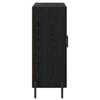 Credenza Rovere Nero 69,5 x 34 x 90 cm 881605