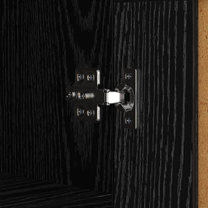 Credenza Rovere Nero 69,5 x 34 x 90 cm 881608