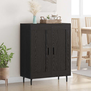 Credenza Rovere Nero 69,5 x 34 x 90 cm 881608