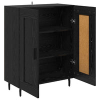 Credenza Rovere Nero 69,5 x 34 x 90 cm 881608