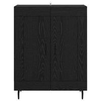 Credenza Rovere Nero 69,5 x 34 x 90 cm 881608