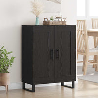 Credenza Rovere Nero 69,5 x 34 x 90 cm 881611