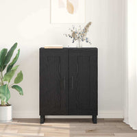 Credenza Rovere Nero 69,5 x 34 x 90 cm 881611