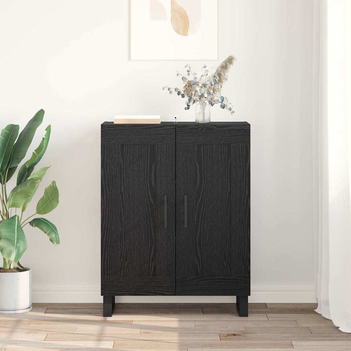 Credenza Rovere Nero 69,5 x 34 x 90 cm 881611
