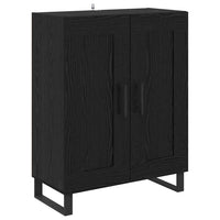 Credenza Rovere Nero 69,5 x 34 x 90 cm 881611