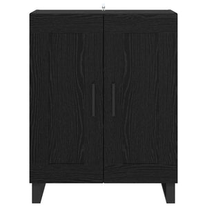 Credenza Rovere Nero 69,5 x 34 x 90 cm 881611