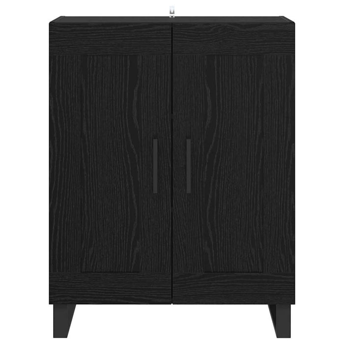 Credenza Rovere Nero 69,5 x 34 x 90 cm 881611