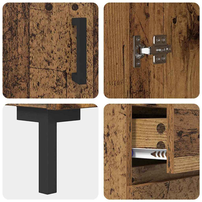 Credenza Legno vecchio 69.5 x 34 x 90 cm Legno multistrato 881627